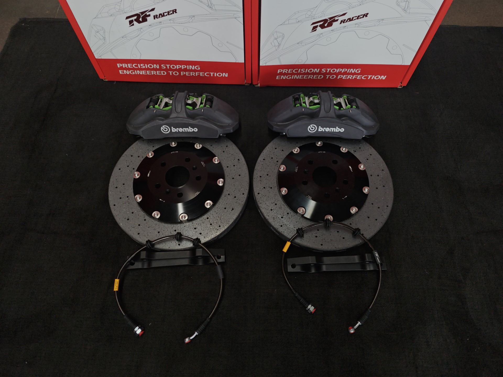 问界M9刹车改装升级 | Brembo GT350搭配锐迪凡RF碳陶盘套件 | 锐迪凡(RF RACER)